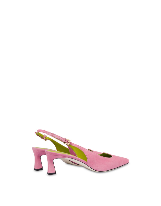 Pollini Slingback In Camoscio Wave Peonia Pezzi Unici