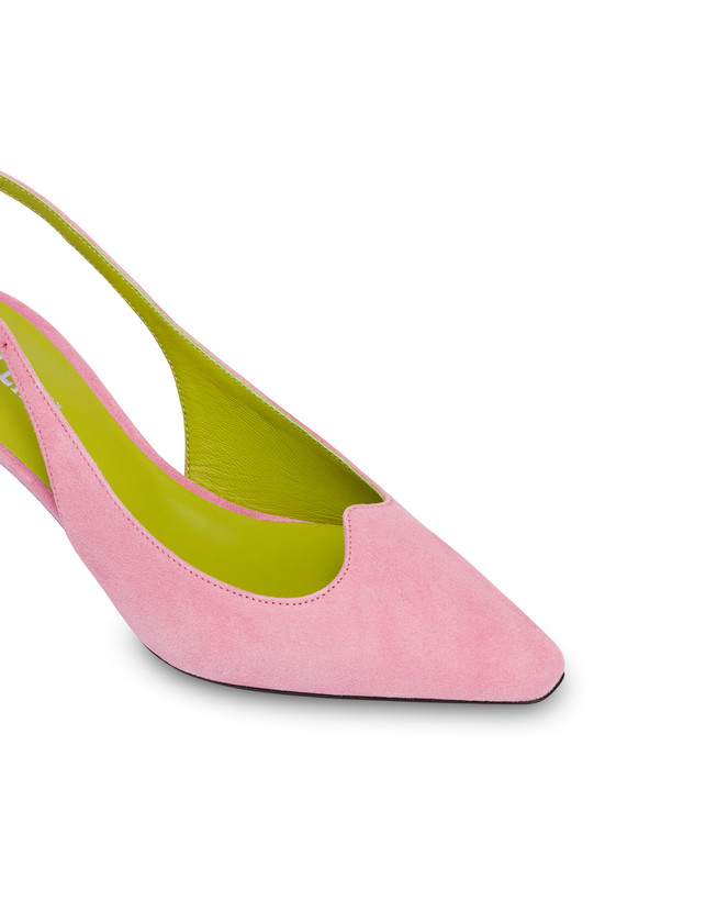Pollini Slingback In Camoscio Wave Peonia Pezzi Unici