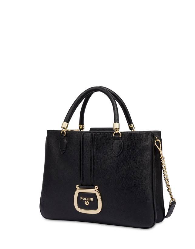 Pollini Borsa Doppio Manico Oasis Nero Sconto