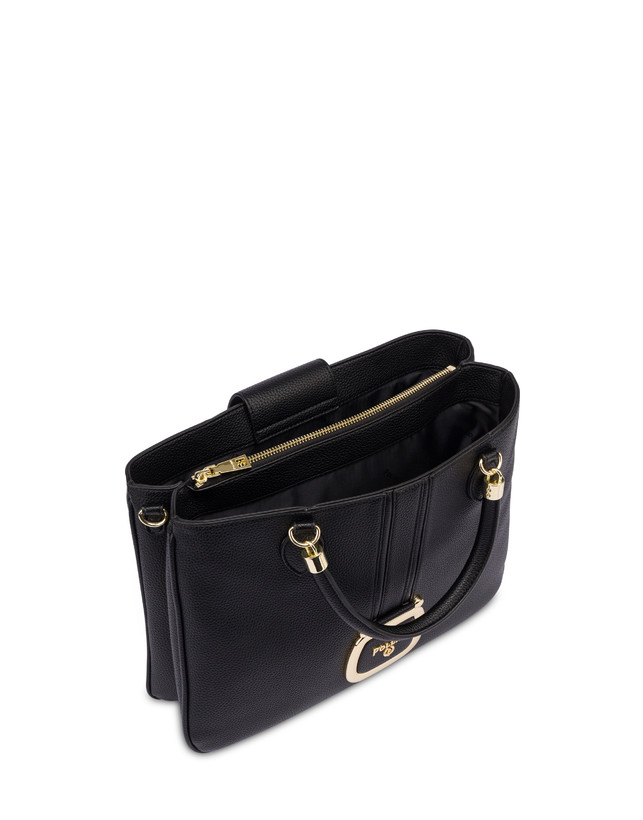 Pollini Borsa Doppio Manico Oasis Nero Sconto