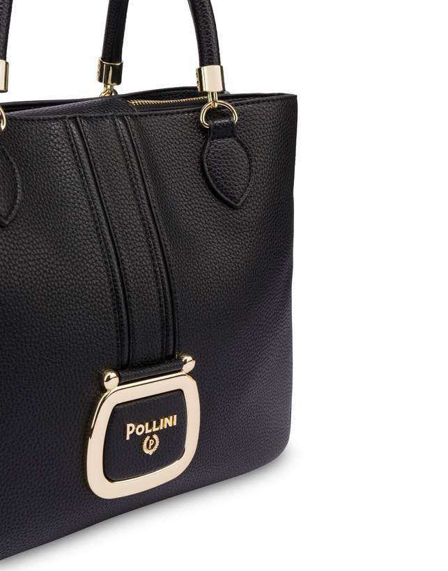 Pollini Borsa Doppio Manico Oasis Nero Sconto
