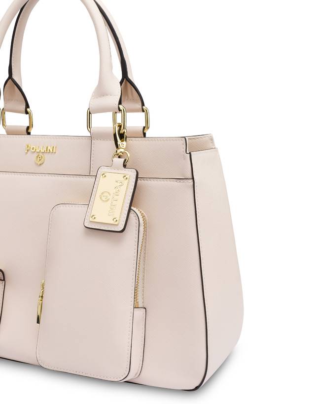 Pollini Borsa Doppio Manico Eclectic Avorio Economico