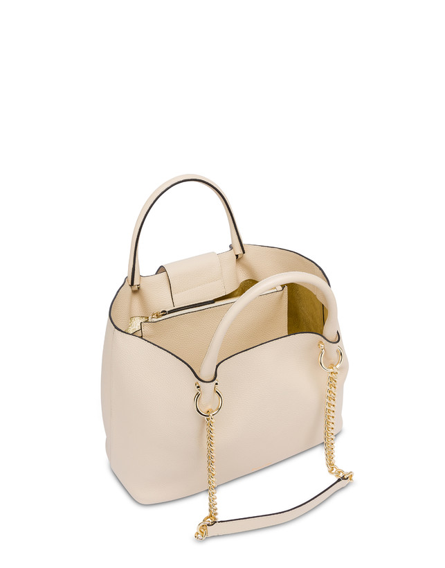 Pollini Borsa In Vitello Double Marlene Nuova