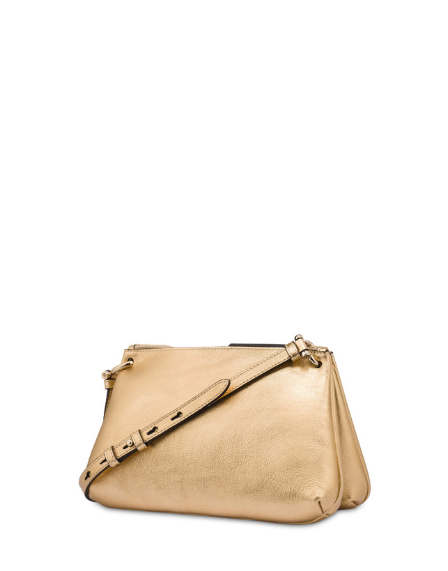 Pollini Borsa A Tracolla In Vitello Laminato Double Marlene 2025