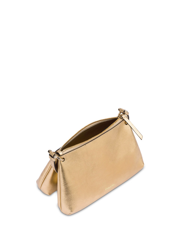 Pollini Borsa A Tracolla In Vitello Laminato Double Marlene 2025