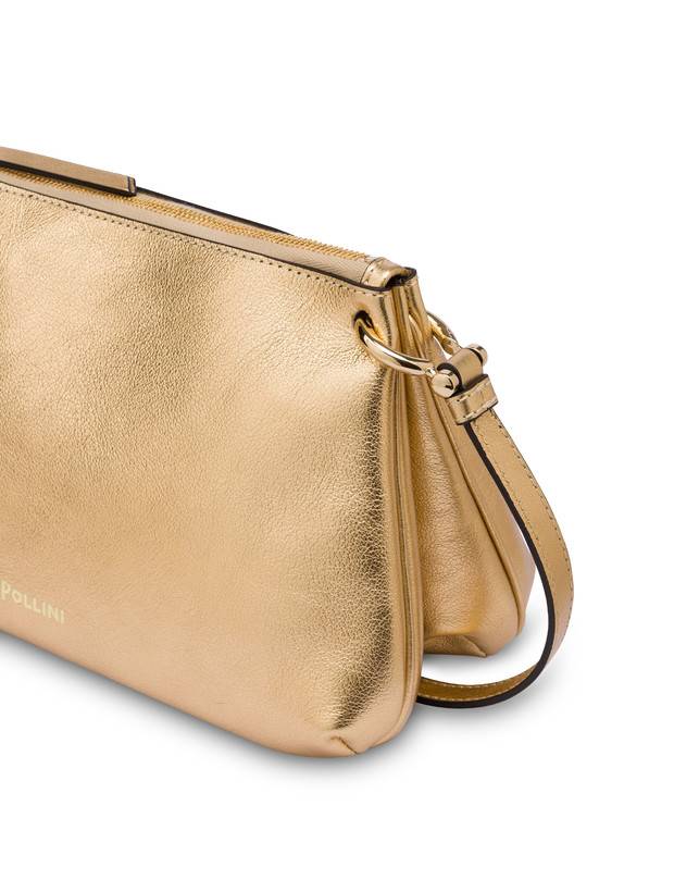 Pollini Borsa A Tracolla In Vitello Laminato Double Marlene 2025