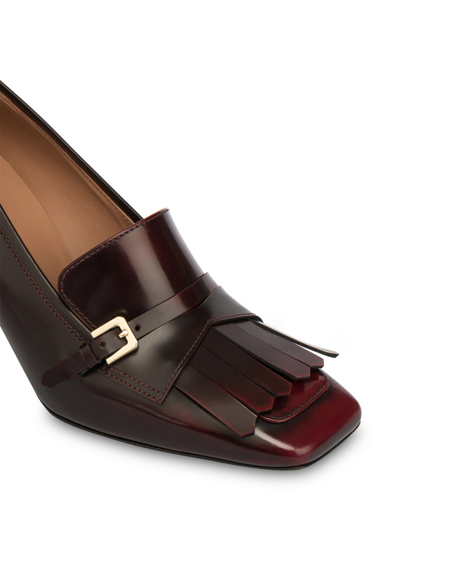Pollini Décolleté In Vitello Abrasivato Camber Sand Mosto Qualità