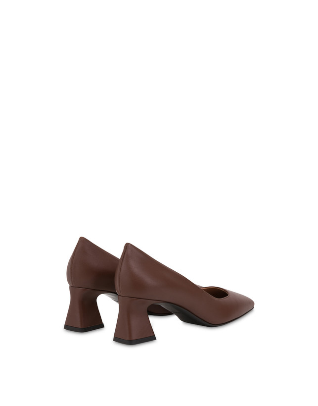 Pollini Décolleté In Vitello Nina Legno Pezzi Unici