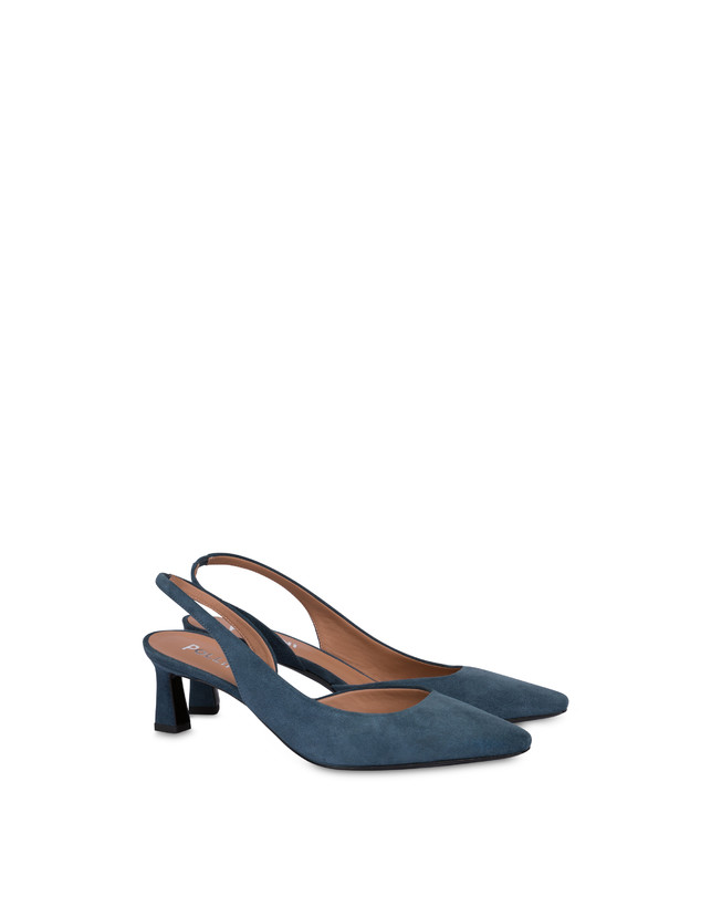 Pollini Slingback In Camoscio Sissi Maestrale Prezzo Ridotto