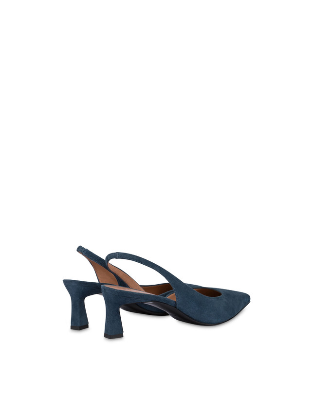 Pollini Slingback In Camoscio Sissi Maestrale Prezzo Ridotto