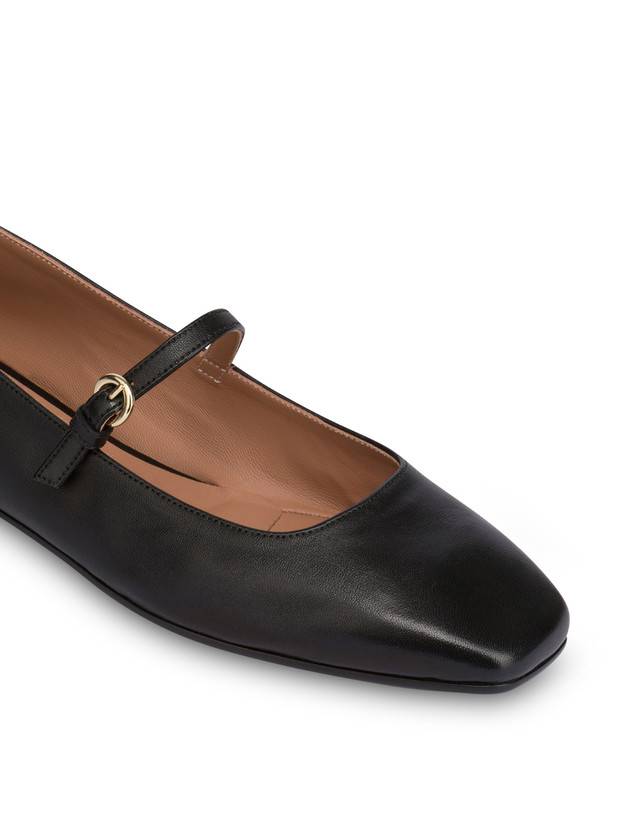 Pollini Ballerine In Nappa Nina Nero Negozi Online