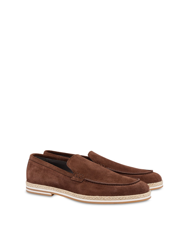Pollini Slip-on In Crosta B-light Marrone In Vendita