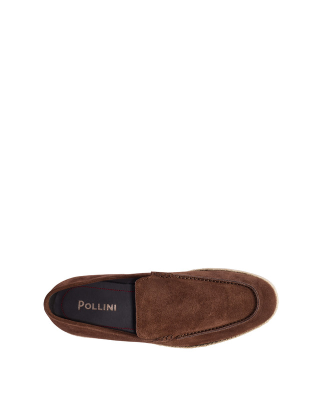 Pollini Slip-on In Crosta B-light Marrone In Vendita