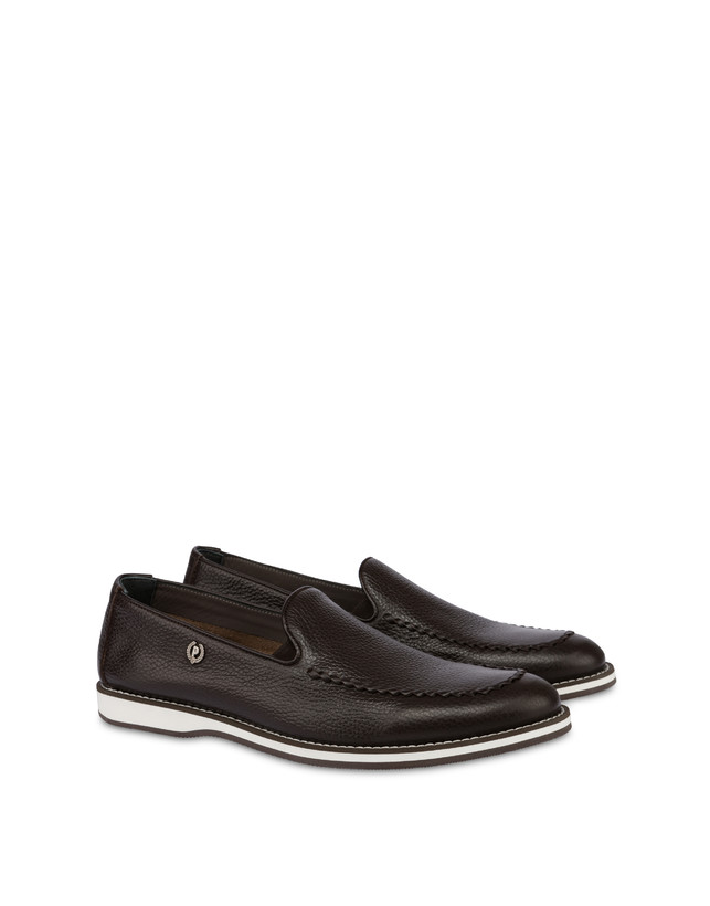 Pollini Mocassini In Vitello Green Field T.moro Hotsell