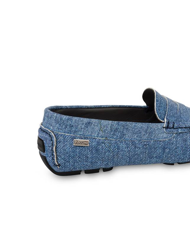 Pollini Mocassini Driver In Nappa Eazy Blu I Più Venduti