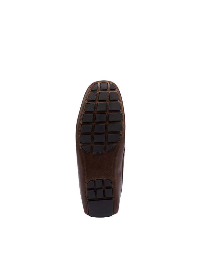 Pollini Mocassini Driver In Vitello Eazy Fango Nuova