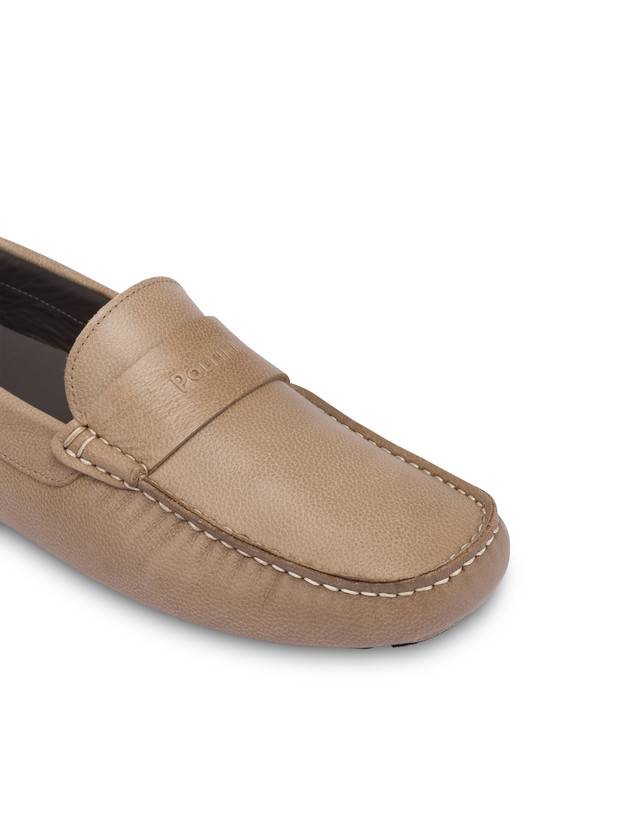 Pollini Mocassini Driver In Vitello Eazy Taupe Moda