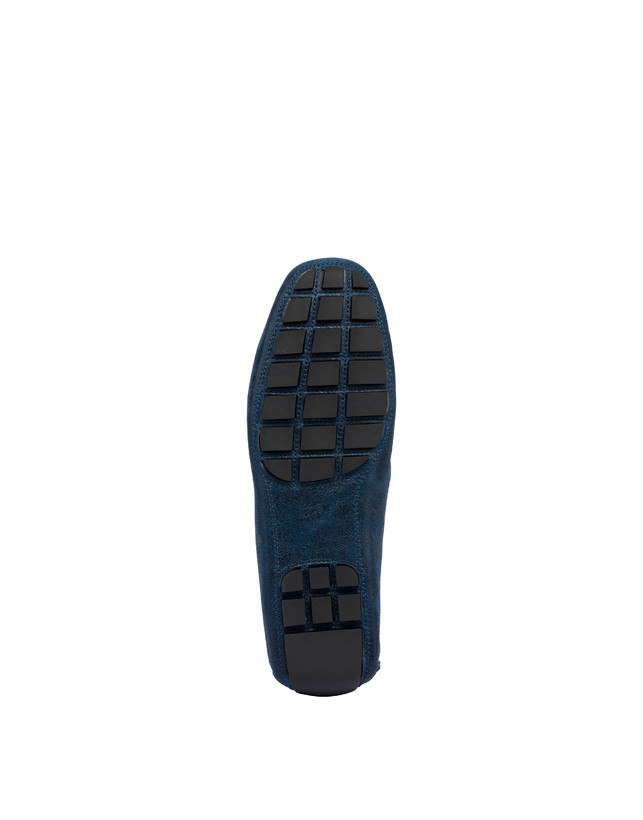 Pollini Mocassini Con Morsetto In Pelle Eazy Blu 2025