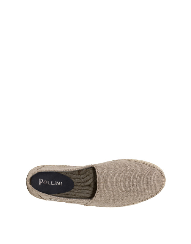 Pollini Espadrillas In Canvas E Vitello Corda Italy