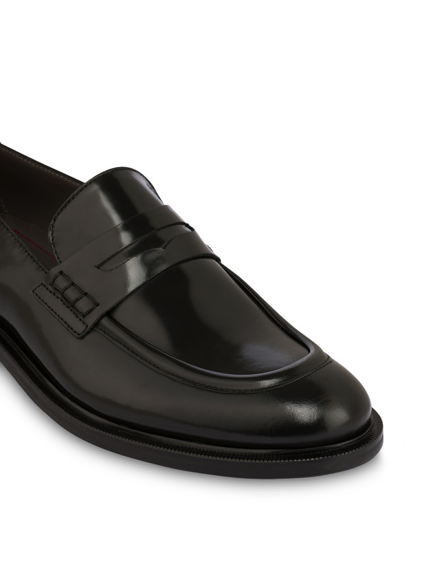 Pollini Mocassini In Vitello Abrasivato 1920 Nero Vendita