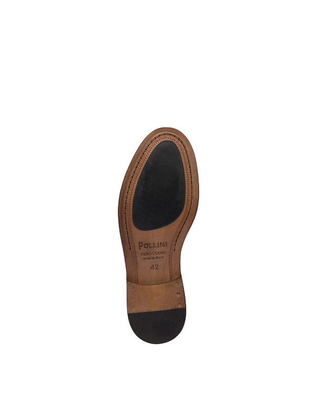 Pollini Monk Strap In Vitello 1920 Nero Spedizione Gratuita