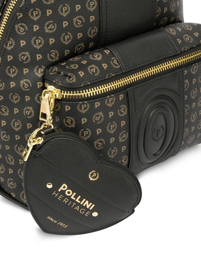 Pollini Zaino Heritage 70th Anniversary Nero/nero Pezzi Unici