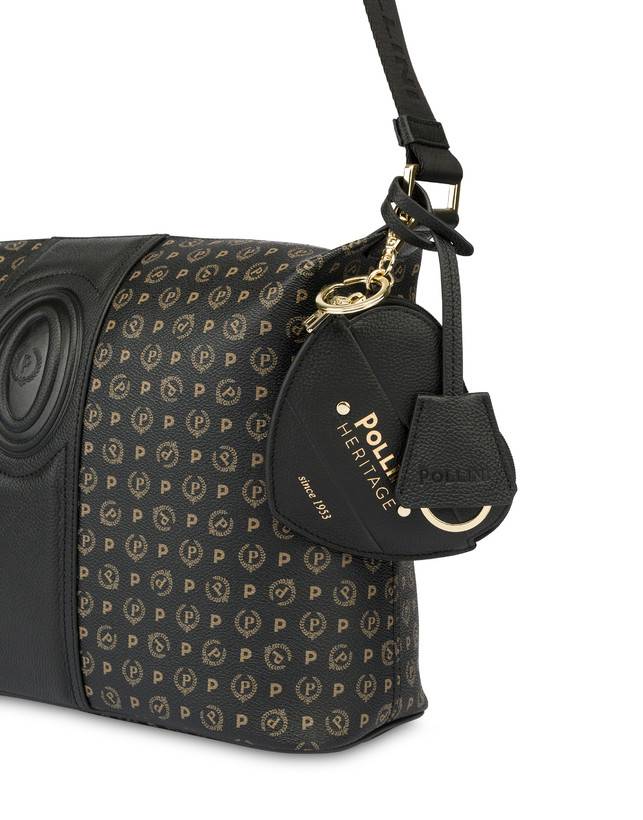 Pollini Borsa A Spalla Heritage 70th Anniversary Nero/nero Soddisfazione Garantita