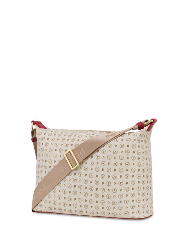 Pollini Borsa Hobo Heritage Logo Classic Avorio/lacca Shopping Online