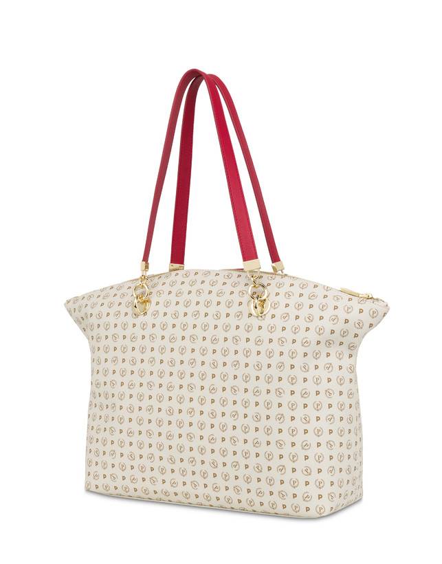 Pollini Tote Bag Heritage 70th Anniversary Avorio/rosso Affare Del Giorno