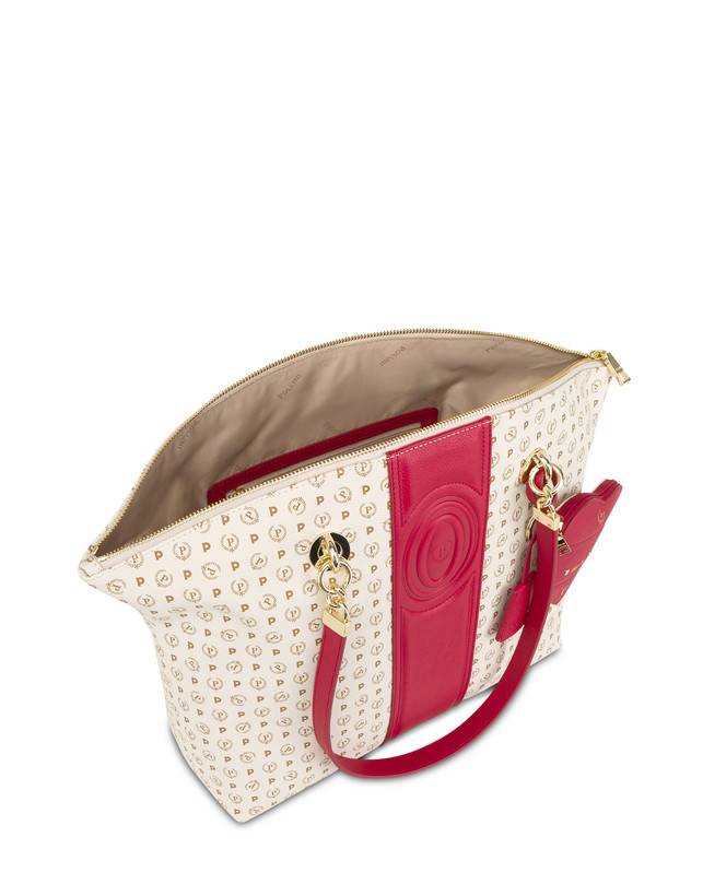 Pollini Tote Bag Heritage 70th Anniversary Avorio/rosso Affare Del Giorno
