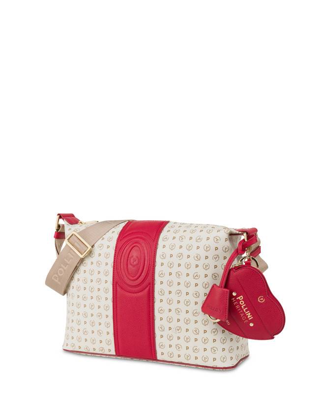 Pollini Borsa A Spalla Heritage 70th Anniversary Avorio/rosso Convenienza