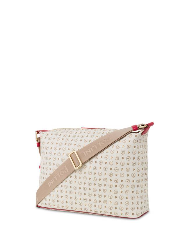 Pollini Borsa A Spalla Heritage 70th Anniversary Avorio/rosso Convenienza