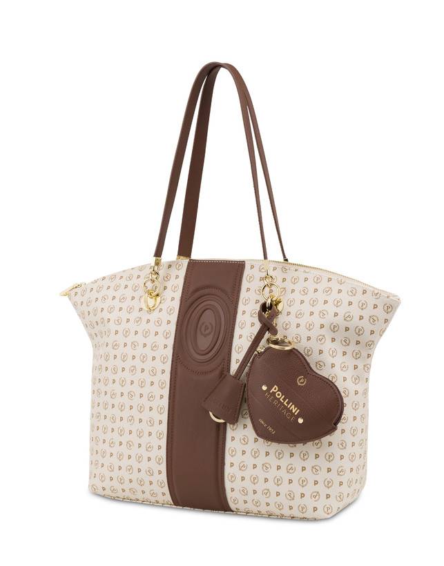 Pollini Tote Bag Heritage 70th Anniversary Avorio/marrone Presa