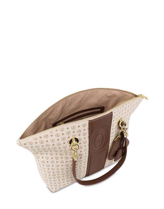 Pollini Tote Bag Heritage 70th Anniversary Avorio/marrone Presa