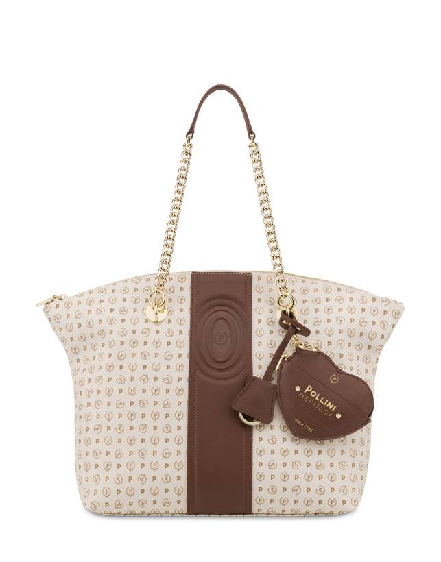 Pollini Tote Bag Heritage 70th Anniversary Avorio/marrone Presa