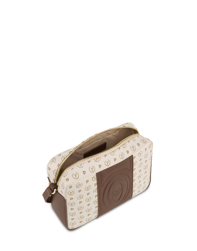 Pollini Borsa A Tracolla Heritage 70th Anniversary Avorio/marrone Offerta