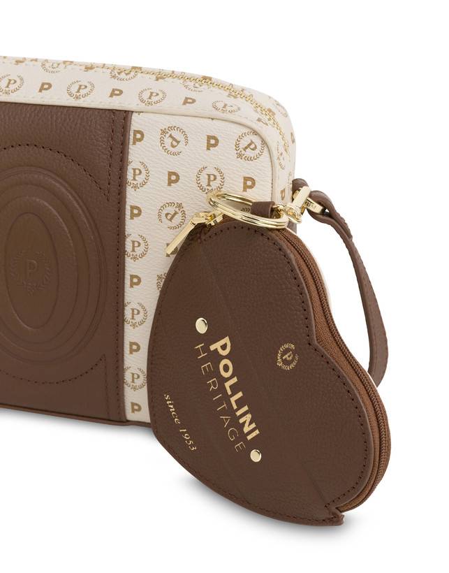 Pollini Borsa A Tracolla Heritage 70th Anniversary Avorio/marrone Offerta