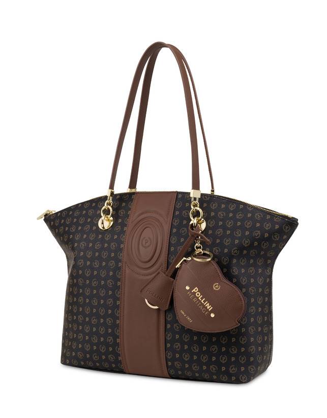 Pollini Tote Bag Heritage 70th Anniversary Nero/marrone Economico