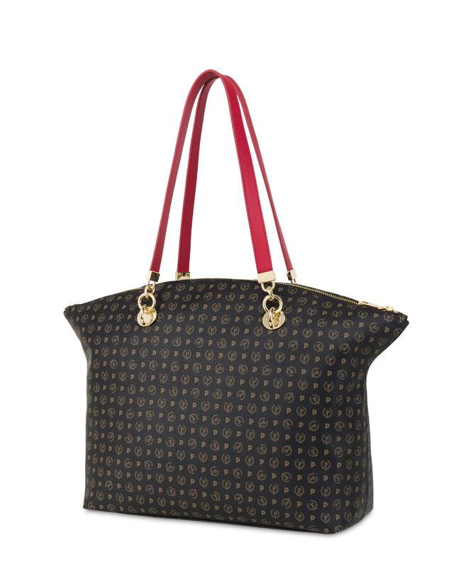 Pollini Tote Bag Heritage 70th Anniversary Nero/rosso Outlet
