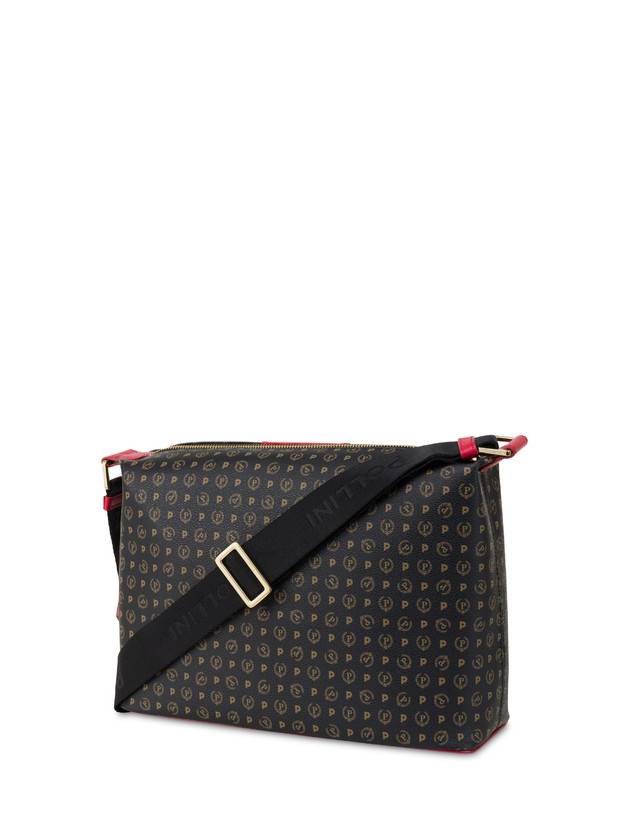 Pollini Borsa A Spalla Heritage 70th Anniversary Nero/rosso In Vendita