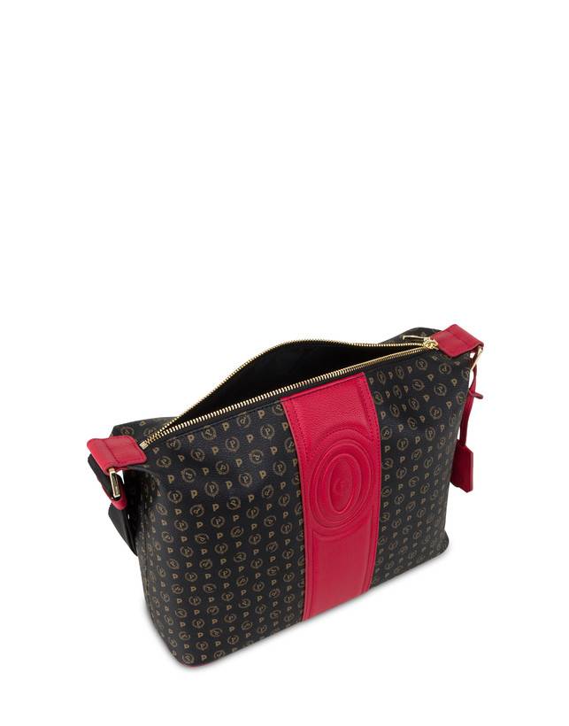 Pollini Borsa A Spalla Heritage 70th Anniversary Nero/rosso In Vendita