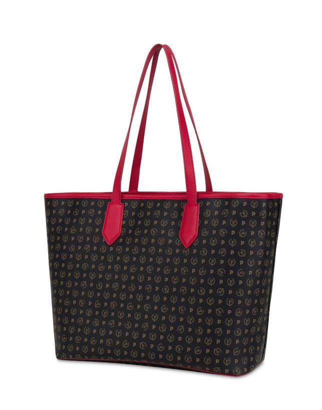 Pollini Shopping Bag Heritage 70th Anniversary Nero/rosso Saldi