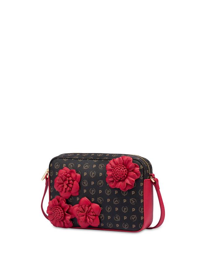 Pollini Camera Bag Piccola Heritage Flowers Nero/rosso Hotsell