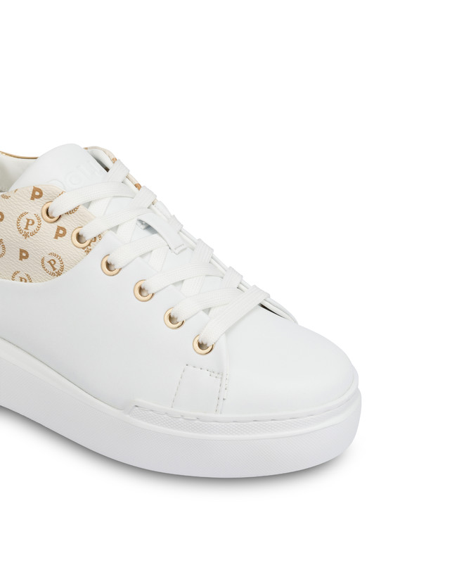 Pollini Sneakers Carrie Heritage Avorio/bianco/oro 2025