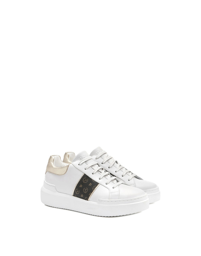 Pollini Sneaker Nero/platino/bianco Qualità