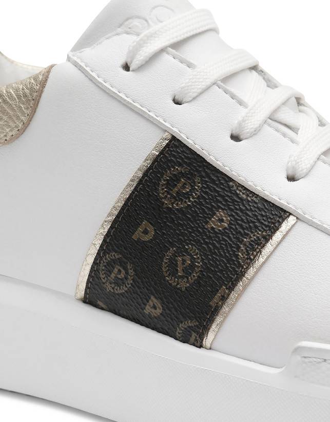 Pollini Sneaker Nero/platino/bianco Qualità