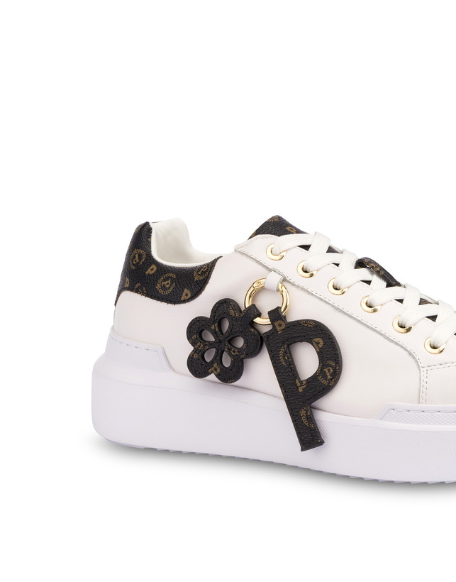 Pollini Sneakers Con Charm Heritage Carry Nero Vendita