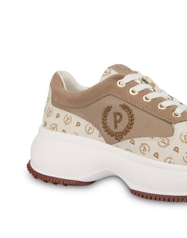 Pollini Sneakers Pong Heritage Avorio/avorio Soddisfazione Garantita