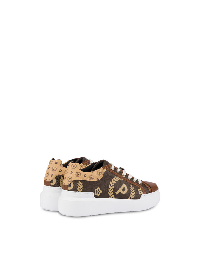Pollini Sneakers Maxi Heritage Day Sì! Crema/marrone/marrone Acquista Ora