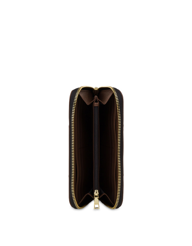 Pollini Portafoglio Zip Around Heritage 70th Anniversary Nero/marrone Ultimi due giorni